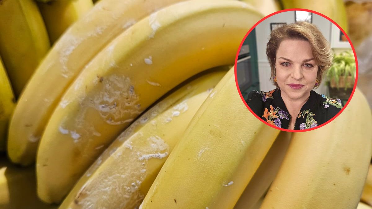 Katarzyna Bosacka wyjaśniła, czym jest biały nalot na bananach