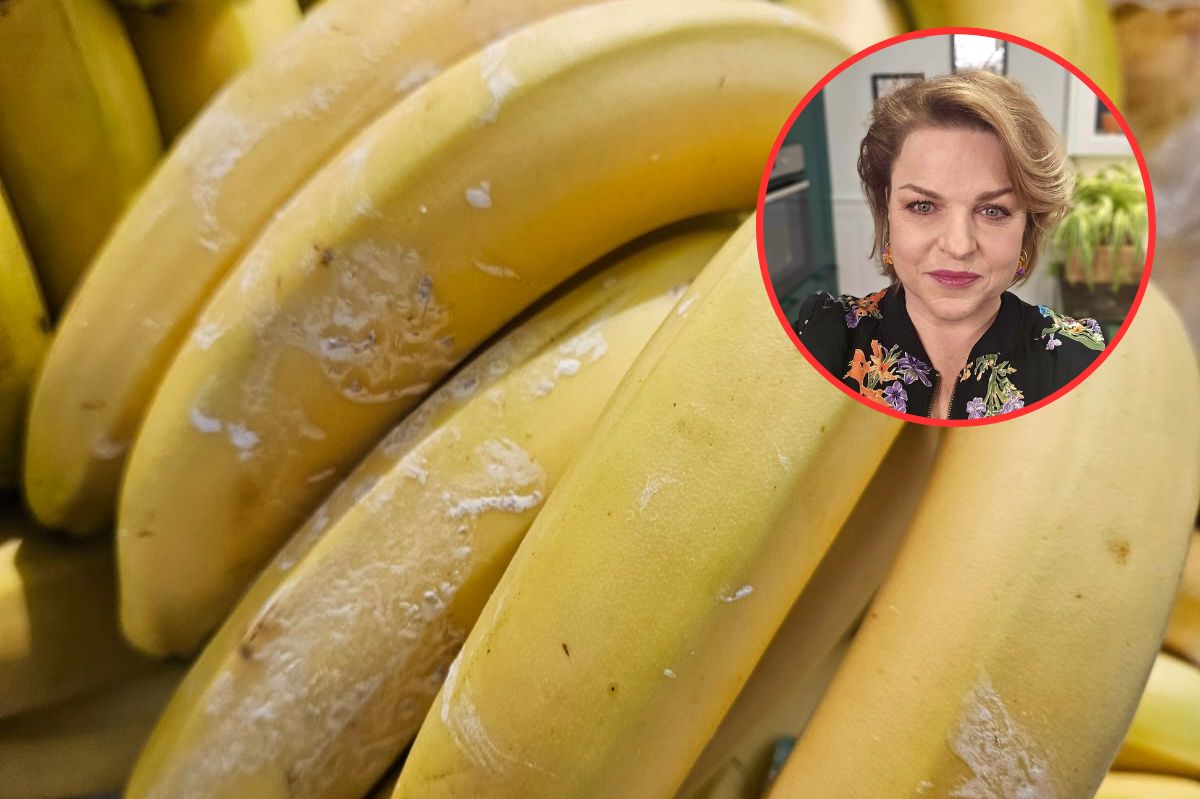 Katarzyna Bosacka wyjaśniła, czym jest biały nalot na bananach