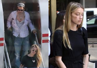 Amber Heard schowała się przed naćpanym Deppem w... łazience samolotu!