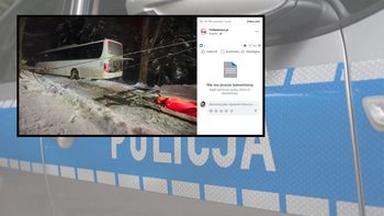 Autokar zawisł nad skarpą. "A on na pewno ma uprawnienia?"