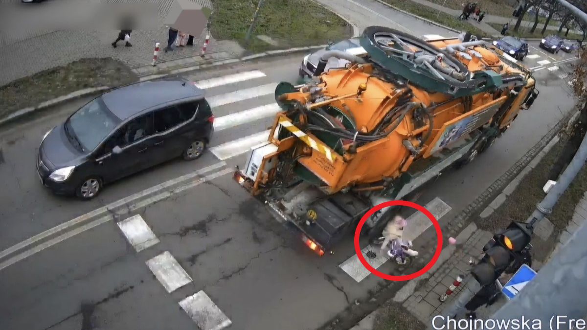 O włos od tragedii w Legnicy. Policja pokazała nagranie