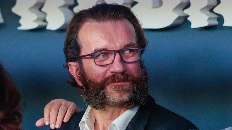 Tomasz Kot promuje serial "Wielka woda" z 15-letnią córką