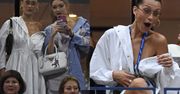 Podchmielone siostry Hadid kibicują Serenie Williams na US Open