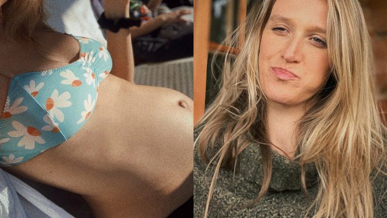 Aleksandra Żebrowska w ciąży