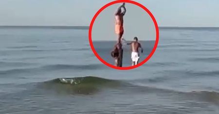 "Myślałam, że nie wypłyną". Nagrała, co wyprawiali nad Bałtykiem