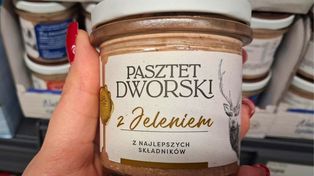 Wypatrzyłam w Lidlu taki pasztet. Po spojrzeniu na skład szybko wrzuciłam go do koszyka