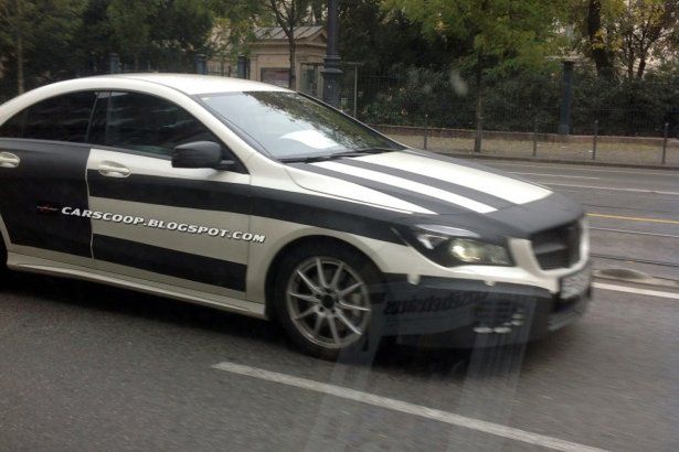 Mercedes CLA przyłapany na Węgrzech