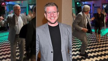 Zygmunt Chajzer dał czadu na weselu syna. Wirował na parkiecie w znakomitym humorze [ZDJĘCIA]
