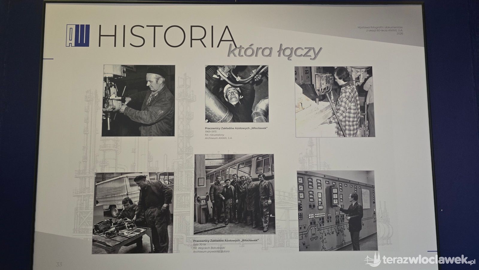 Włocławianie wspominają Azoty. Otwarto wystawę o 60 latach Anwilu