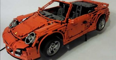 Porsche 911 ze skrzynią PDK z klocków Lego! [wideo]