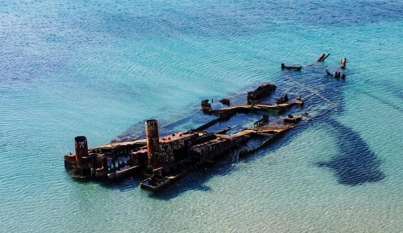 The shipwreck near the beach in Epanomi took the life of a 33-year-old tourist.