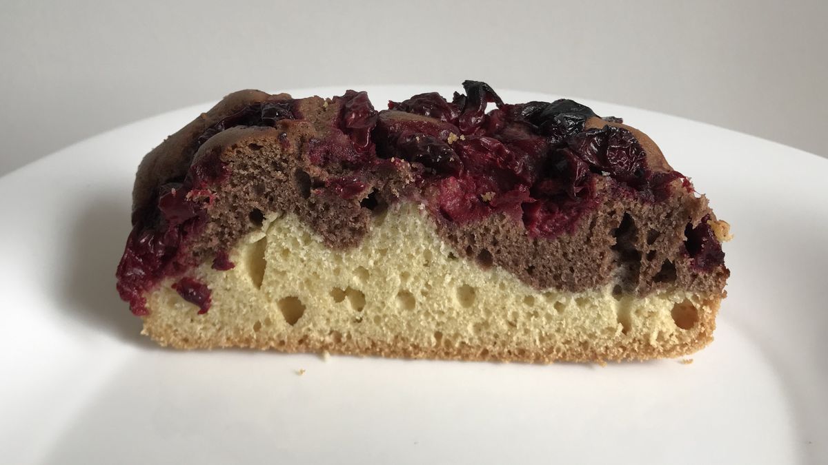 Babciny placek z wiśniami. 