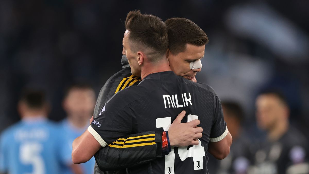 Na zdjęciu: Arkadiusz Milik i Wojciech Szczęsny