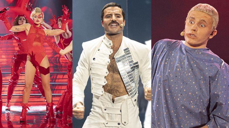 "Twoja Twarz Brzmi Znajomo". Jurorzy zachwycają się Oskarem Cymsem w roli amerykańskiego rapera: "Eimnem to rap got i ty byłeś rap god" (ZDJĘCIA)