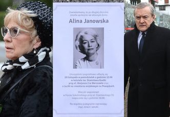 Rodzina, przyjaciele i widzowie pożegnali Alinę Janowską (ZDJĘCIA)