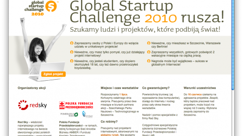 Global Startup Challenge 2010 - masz pomysł? Startuj! 1