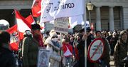 Protest antyszczepionkowców. Wykonali hitlerowskie pozdrowienie