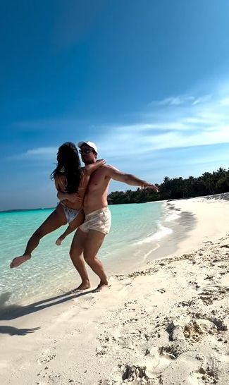 Nicole Scherzinger i Thom Evans

