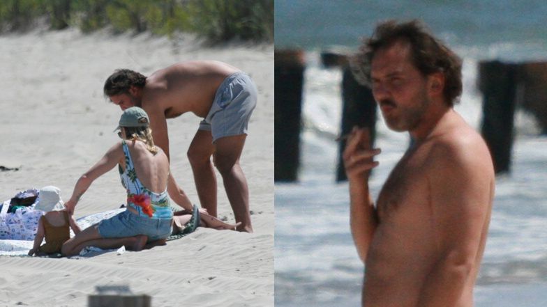 Lara Gessler i Piotr Szeląg z córką Neną