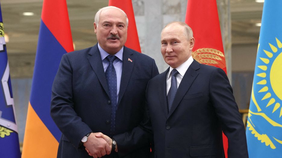 Aleksandr Łukaszenka i Władimir Putin