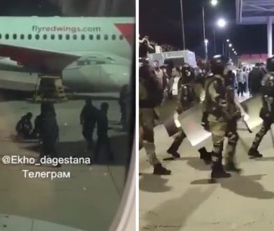 Szturm na lotnisko w Dagestanie. Izrael apeluje do Rosji