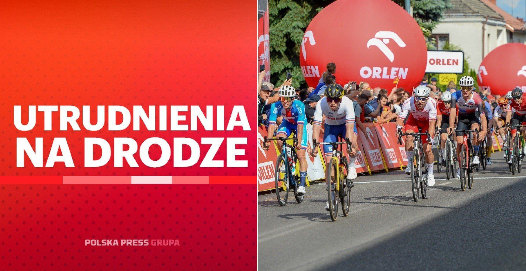 W środę kolarski ORLEN Wyścig Narodów z metą w Jaśle. Będą utrudnienia w ruchu