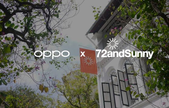 72andSunny Singapore globalną agencją marki Oppo