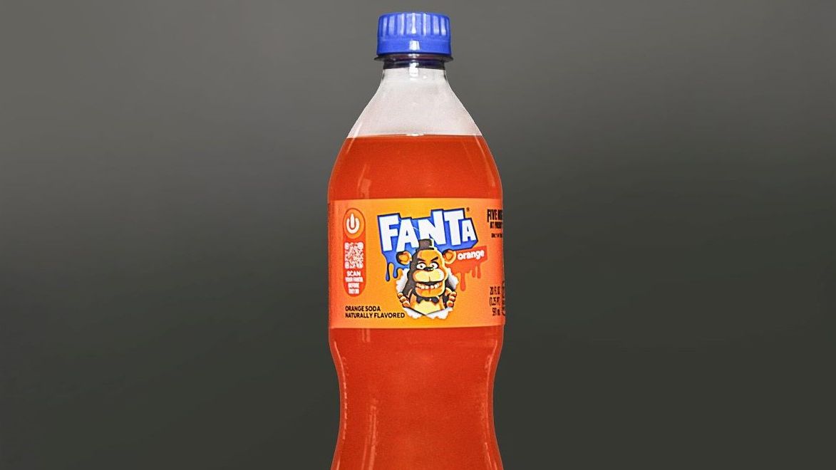 Butelka amerykańskiej Fanty