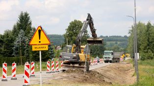 Prace na trasie Tyczyn – Dylągówka. To jedna z większych inwestycji drogowych na Podkarpaciu