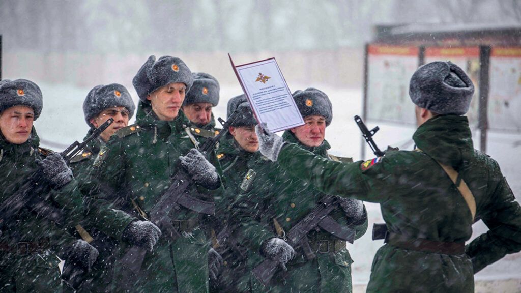 Rosyjscy żołnierze 