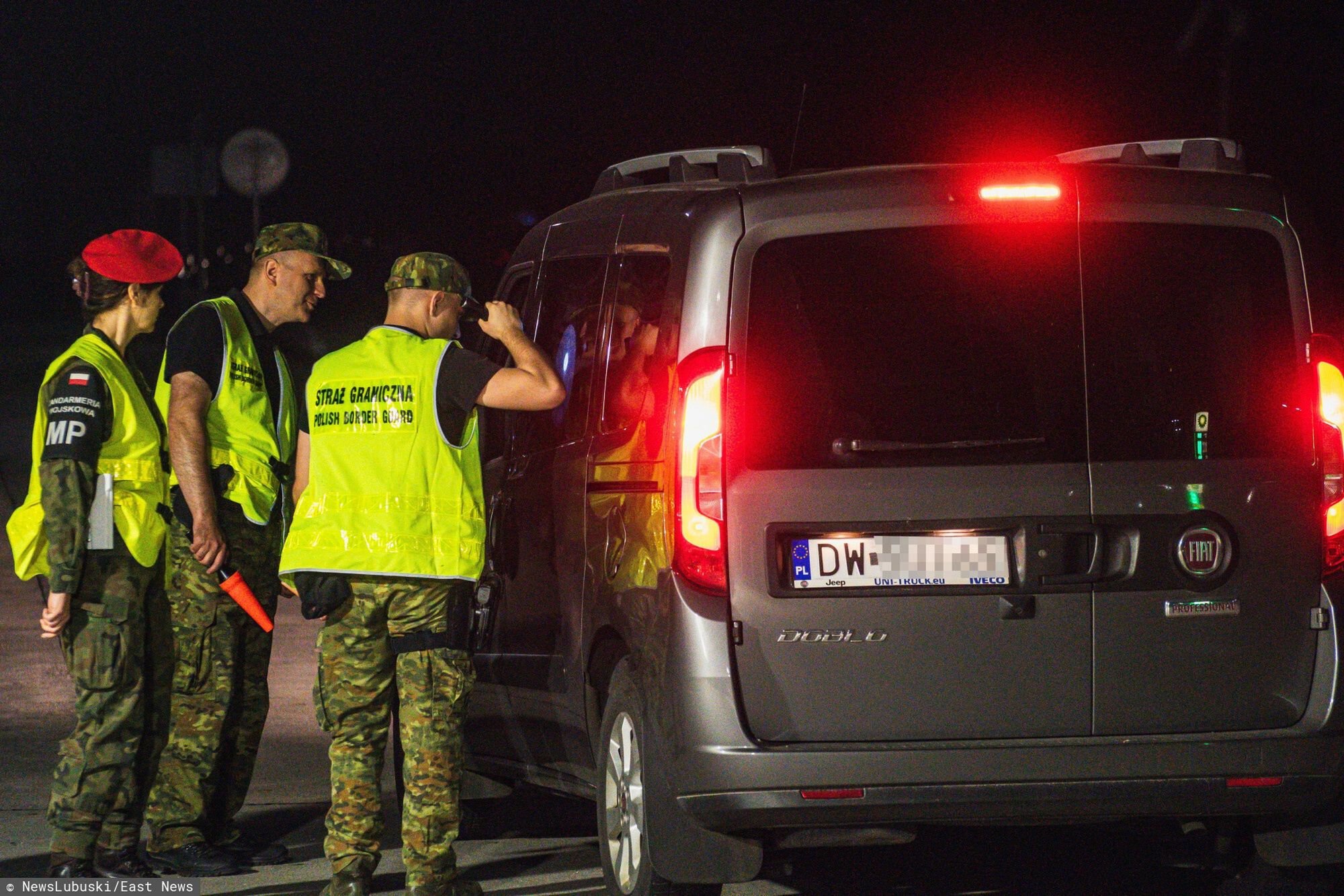 Kontrole polskich służb na granicy z Niemcami
