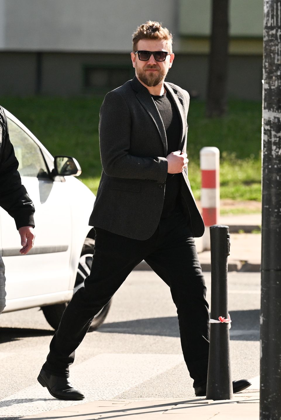 Joanna Opozda i Antoni Królikowski przed rozprawą rozwodową