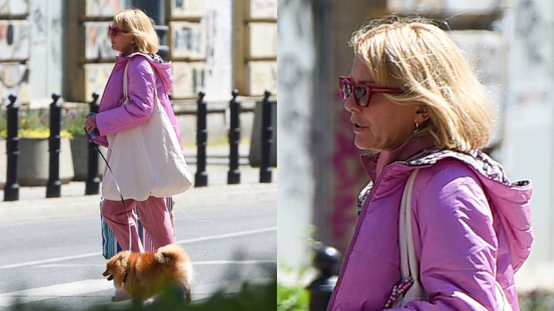 Edyta Olszówka łamie przepisy i mknie na shopping