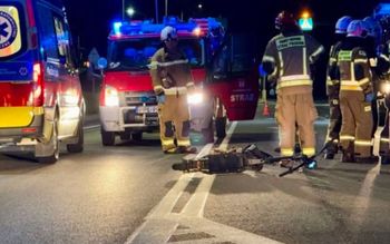 16-latek w ciężkim stanie. Jechał hulajnogą bez kasku i świateł