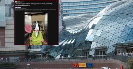 Pracownik miał dość? W sieci burza w sprawie "zielonego gnoma"