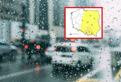 Deszczowy poniedziałek. Burze w połowie kraju