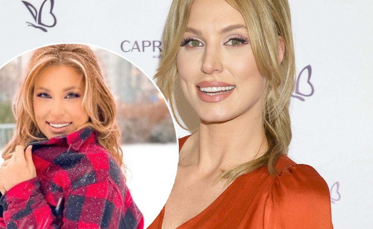 Karolina Pajączkowska wyszła na dwór w koszuli. Widać, że dziennikarka TVP była modelką