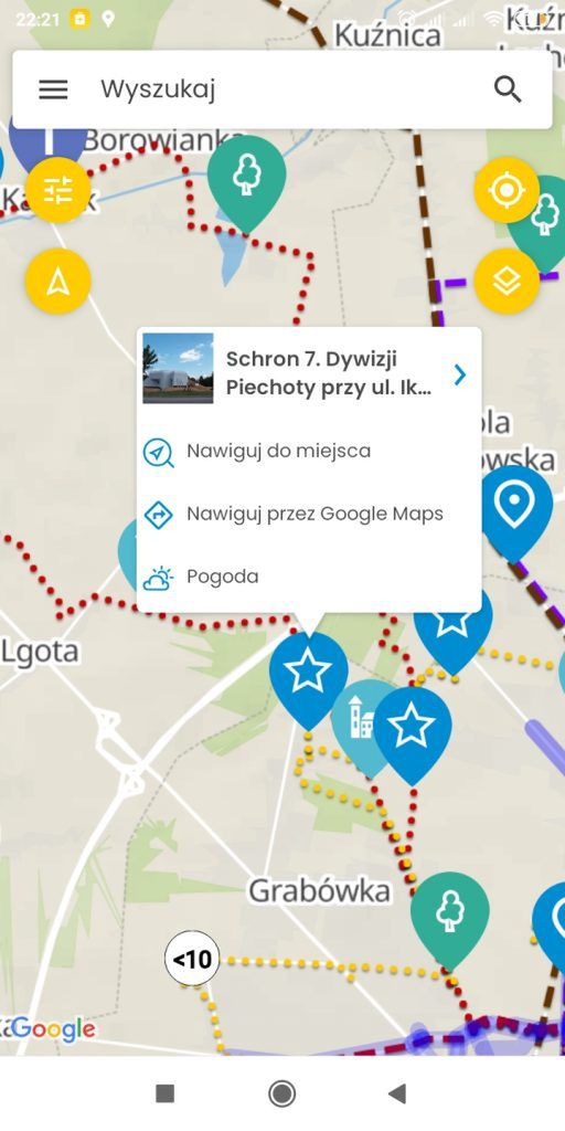 Trasy rowerowe jura krakowsko-częstochowska – aplikacja