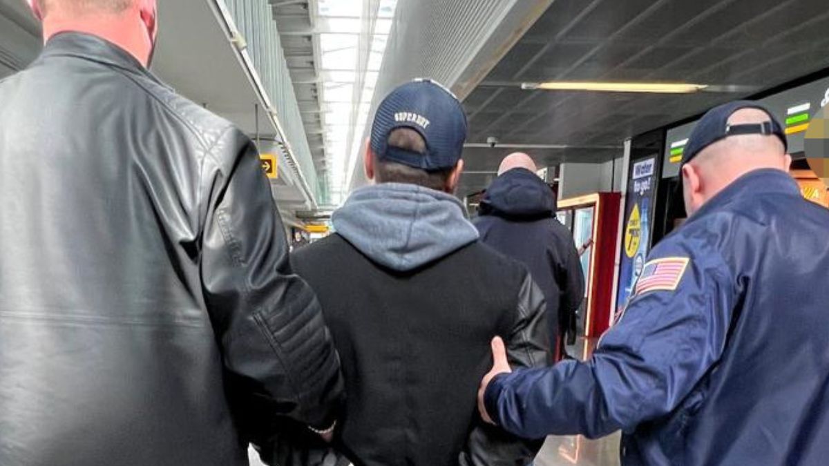 Już był na lotnisku. Zatrzymała go policja.