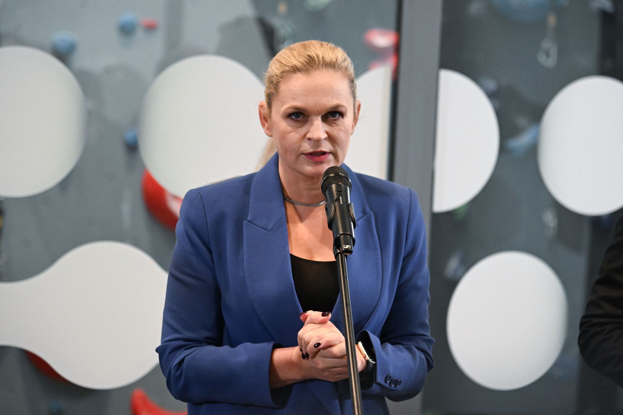 Barbara Nowacka
Szczecin, 04.11.2024. Minister edukacji Barbara Nowacka podczas konferencji prasowej nt. zespo�u opracowuj�cego now� podstaw� programow� WF-u, 4 bm. w Szczecinie. (sko) PAP/Marcin Bielecki
Marcin Bielecki
edukacji, edukacji narodowej, minister, podstawa programowa, sportu, sportu i turystyki, spotkanie, WF, wizyta, wychowanie fizyczne, polityk, wizyta krajowa