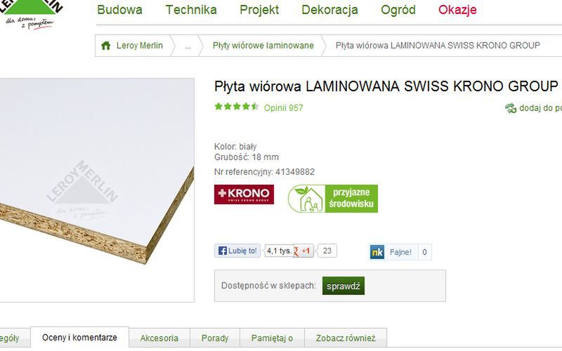 Sekretne życie paneli podłogowych, czyli magia komentarzy w markecie budowlanym 8