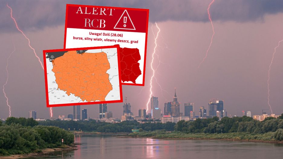 Pogoda będzie niebezpieczna. Alerty dla całego kraju