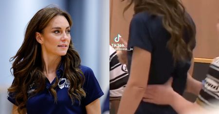 Chłopiec zaczepił od tyłu Kate Middleton. Zaskoczona księżna szybko zareagowała (WIDEO)