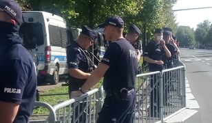Protest medyków. Zatrzymano busa z materiałami pirotechnicznymi