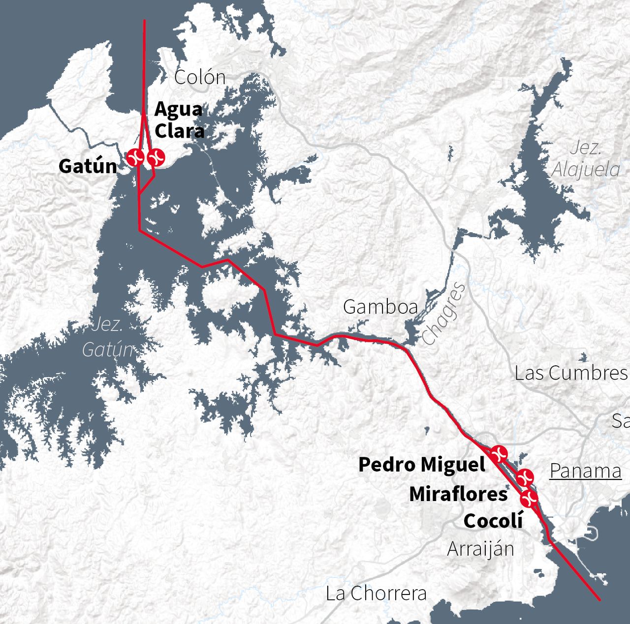 The Panama Canal is a crucial maritime route for the world.