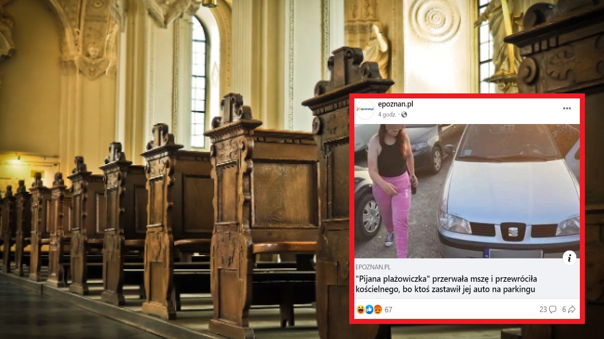 Bulwersujące sceny w poznańskim kościele