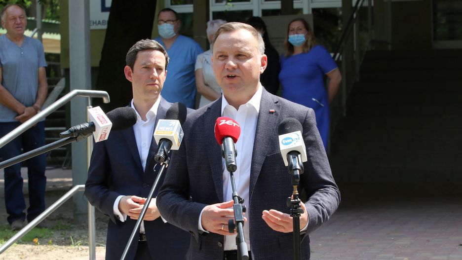 Andrzej Duda przemawiał w Opolu. Dziennikarze pytali też o LGBT