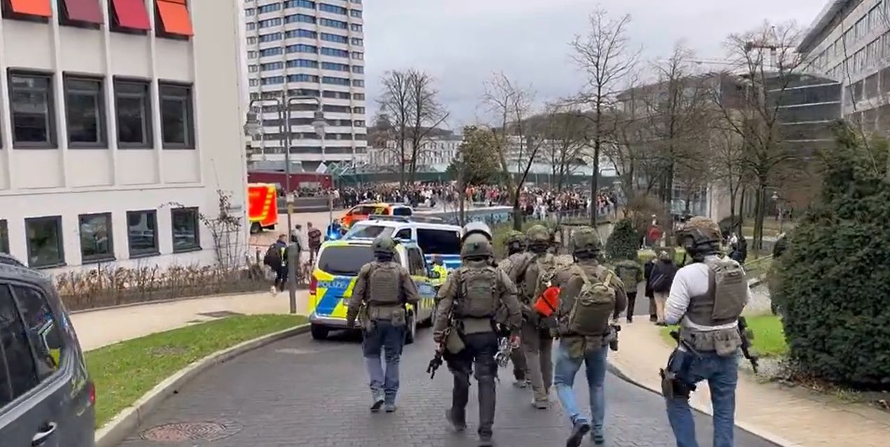 Horrific incident in Germany, attack on a school in Wuppertal.