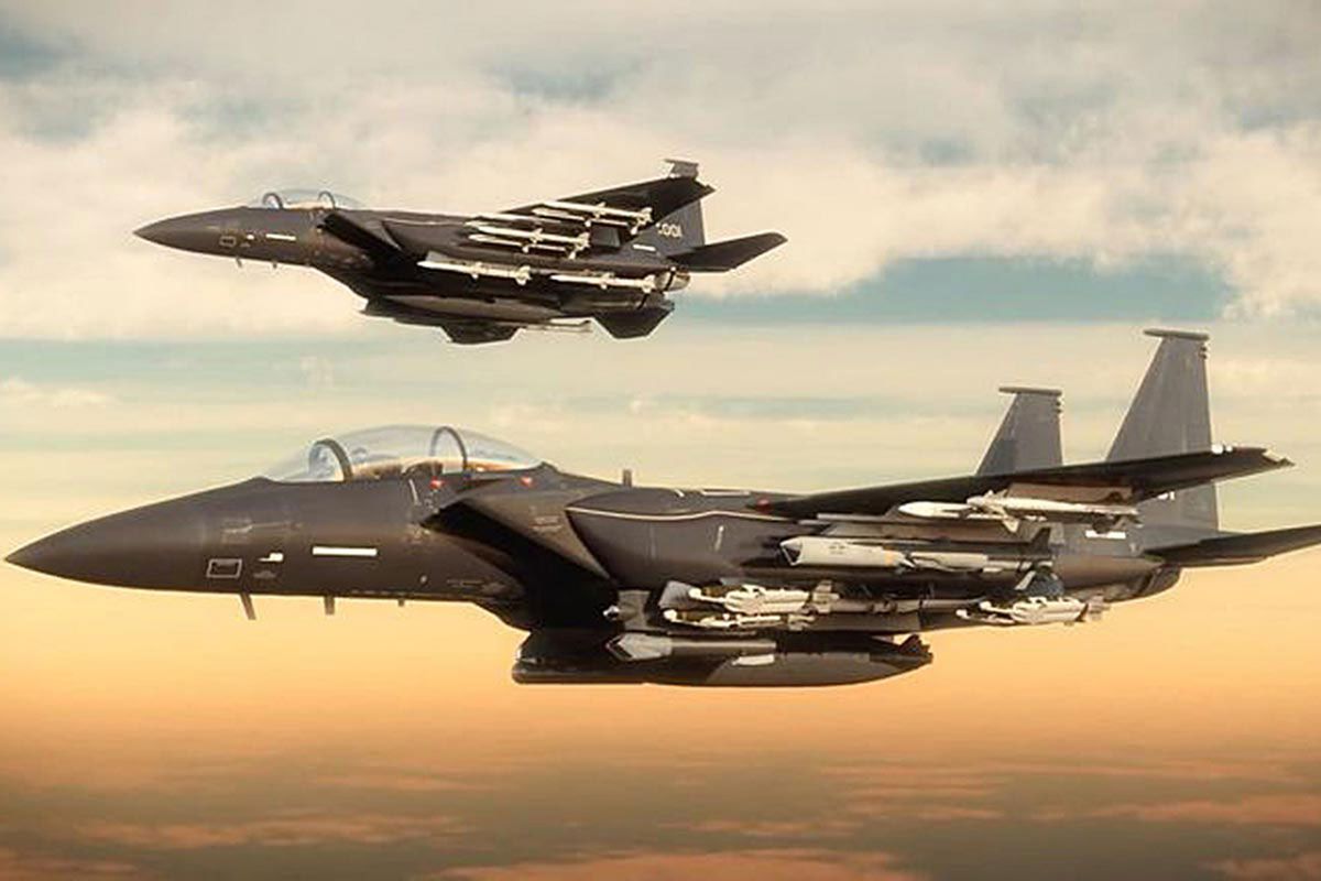 Wizualizacje F-15X przedstawione przez Boeinga podczas prac nad tym wariantem samolotu