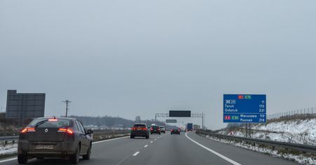 Wypadek na autostradzie A1. Droga całkowicie zablokowana